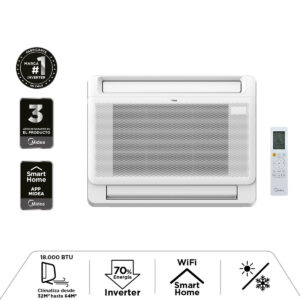 midea consola split consola inverter 18.000 btu